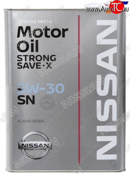 Масло моторное NISSAN (металлическая канистра) SN 5W-30 4Л KLAN5-05304