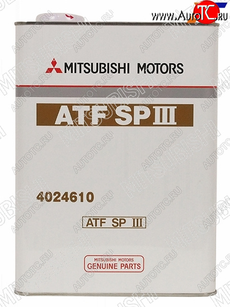 Масло трансмиссионное MITSUBISHI ATF SP3 4Л. 4024610