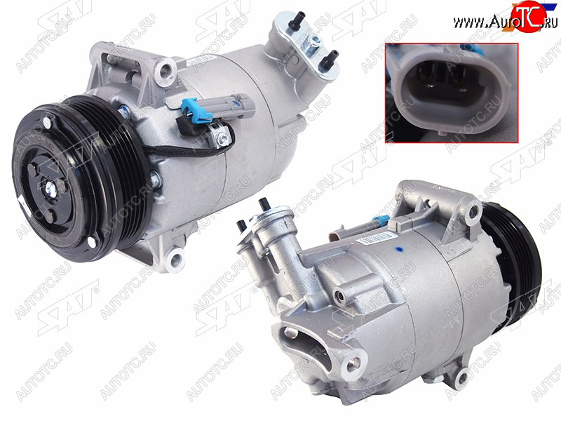 Компрессор кондиционера Opel Astra 98-13  Zafira 99-14  Astra Family 11-14  Astra GTC 04-15 ST-OP49-396-0