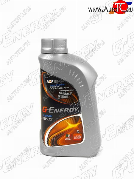 Масло моторное синтетическое G-Energy F Synth 5W-30 SLCF, A3B4 1л 253140121