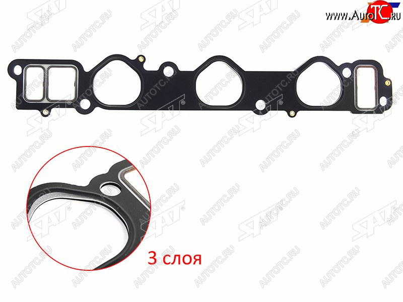 Прокладка впускного коллектора TOYOTA LAND CRUISER PRADO 5VZ-FE 95- ST-17177-62060