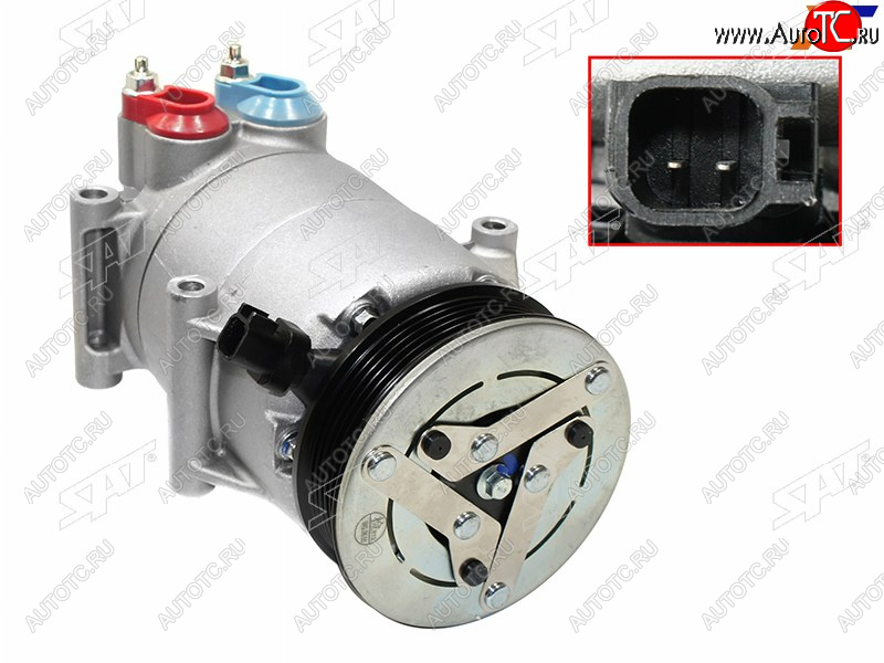 Компрессор кондиционера Ford Focus 14-19  Mondeo 07-15  Galaxy 06-15  S-MAX 06-15 ST-FD50-396-0