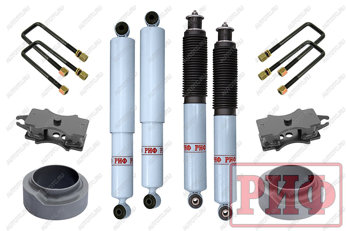 Лифт-комплект РИФ лайт 2 газовый УАЗ Патриот лифт 50 мм rif-patr-50-g-lite