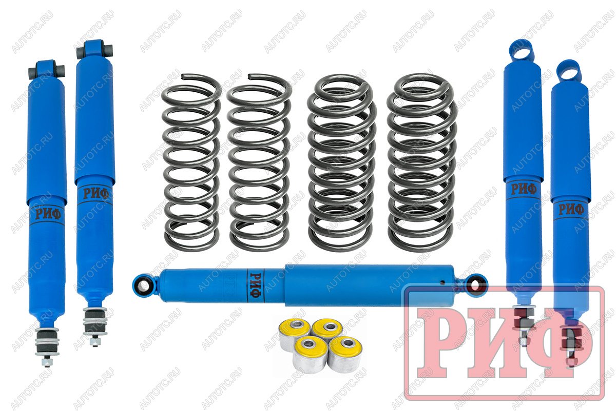 Лифт-комплект РИФ арктически для Toyota Land Cruiser 70 (короткая база) 1990-1996 жёсткий, 7378 (длинная база) средний, лифт 50 мм rif-tlc70-d-arc