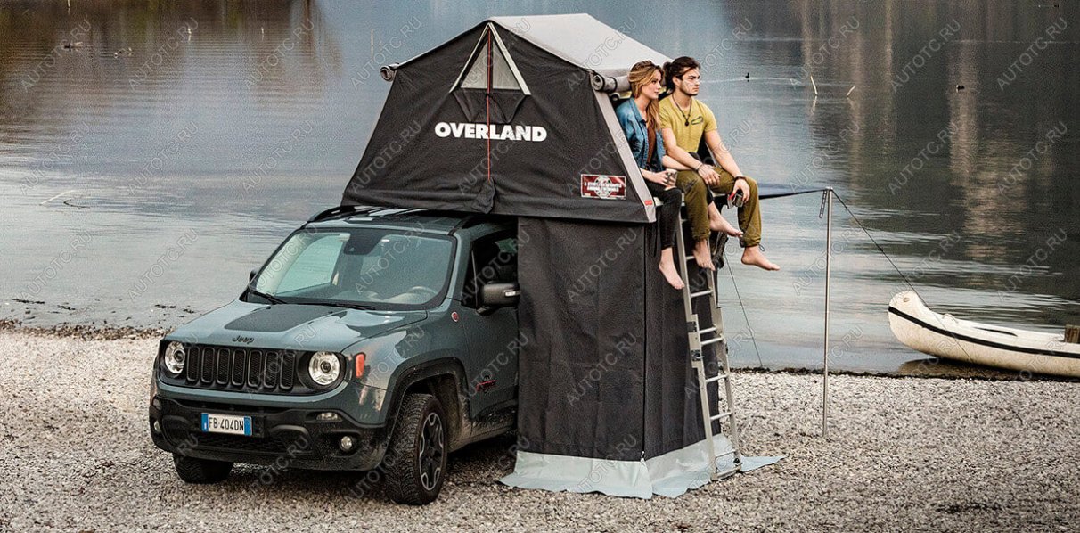 Тамбур к палатке AUTOHOME OVERLAND SMALL SAFARI EXPLORER, тент песочный, до 220 см ols08a-3s