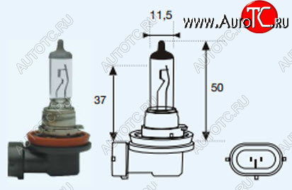 H8 (12V-35W  PGJ19-1) ЛАМПА УПАКОВКА (1 шт) BLICK lp0h800-980-o