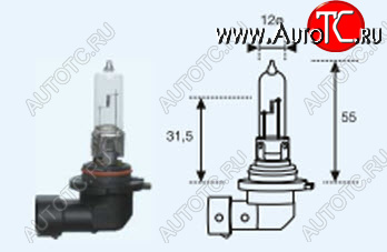 HB3 (12V-65W  P20D) ЛАМПА УПАКОВКА (1 шт) BLICK lphb300-980-o