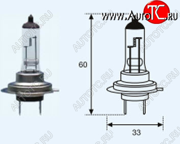 H7 (24V-70W  PX26D) ЛАМПА УПАКОВКА (1 шт) BLICK lp0h700-982-o