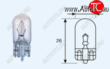 W3W (T10 24V-3W  W2.1x9.5d) ЛАМПА УПАКОВКА (10 шт) BLICK lpw3w00-981-t