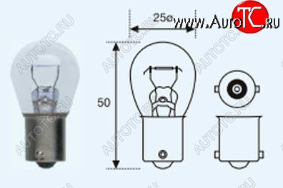 P21W (S25 12V-21W  BA15s) ЛАМПА УПАКОВКА (10 шт) BLICK lp21w00-980-t