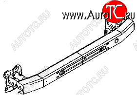 3 УСИЛИТЕЛЬ БАМПЕРА ЗАДН (СЕДАН) (Тайвань) mzx0309-700