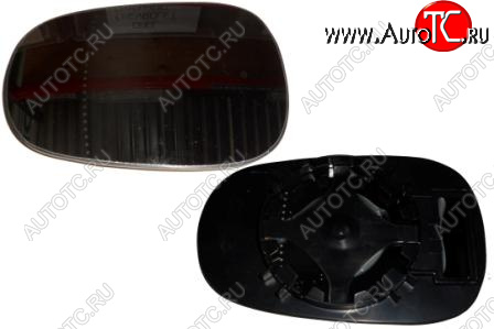 LOGAN {Clio 01-NS Micra 03-} СТЕКЛО ЗЕРКАЛА ЛЕВ (convex) (Тайвань) rnlog05-463-l