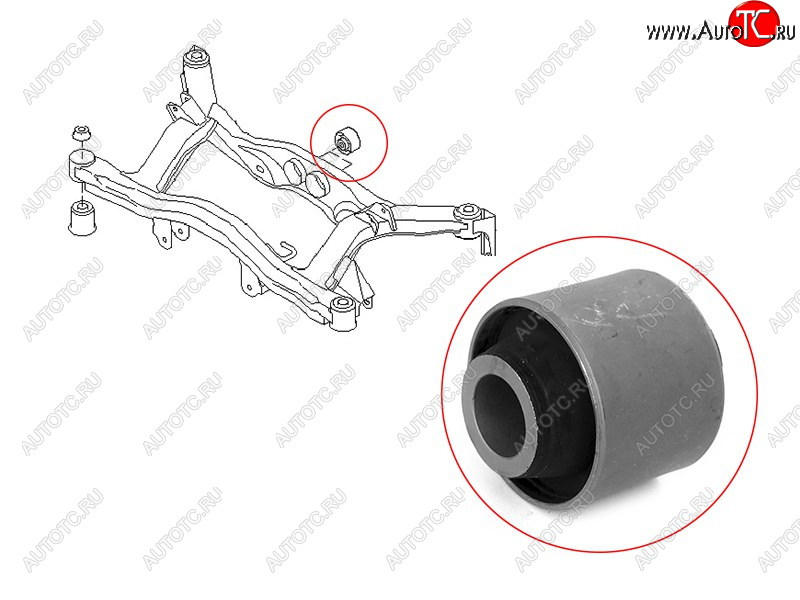 Сайлентблок задней балки SUBARU FORESTER S12 07-12IMPREZA 07LEGACYEXIGA 09-TRIBECA 04-10 ST-20152-AG060