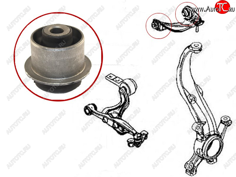 Сайлентблок переднего верхнего рычага MAZDA 6ATENZA 02-07 ST-GS1D-34-250C-BU