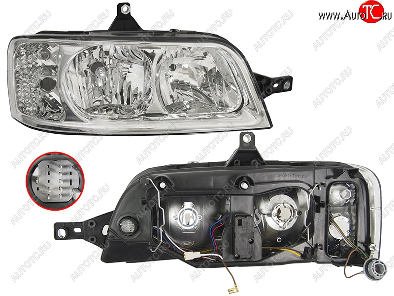 Фара FIAT DUCATOPEUGEOT BOXERCITROEN JUMPER 02-06 RH с электрокорректором 505202