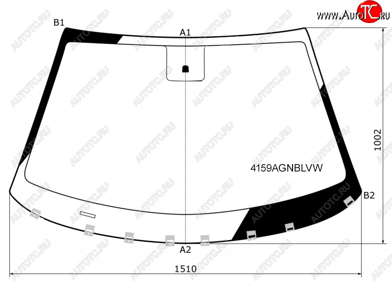 Стекло лобовое HYUNDAI TUCSON 15-21 4159AGNBLVW