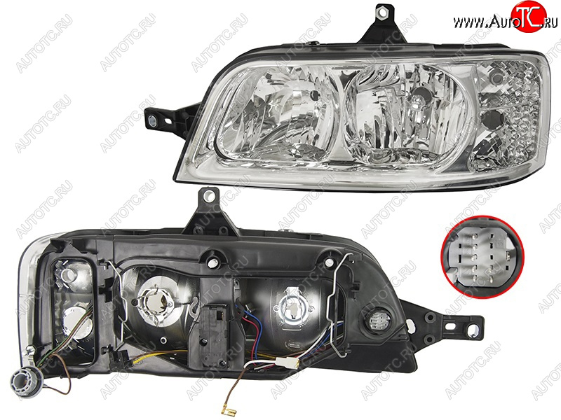 Фара FIAT DUCATO/PEUGEOT BOXER/CITROEN JUMPER 02-06 LH с электрокорректором AYFAR 505203 505203