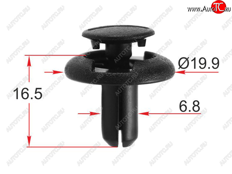 Клипса крепежная SUBARU (1 шт.) ST-M12542