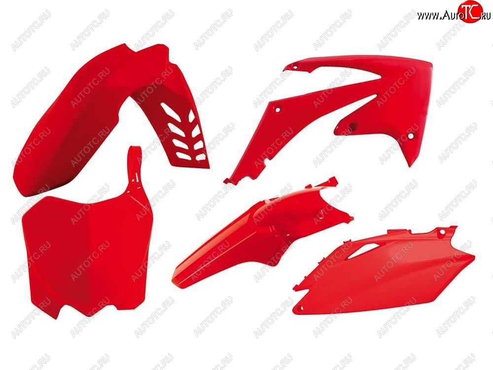 Комплект пластика R-Tech Honda CRF250R 10-13, CRF450R 09-12 (R-KITCRF-RS0-513) Красный r-kitcrf-rs0-513