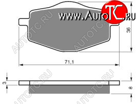 Тормозные колодки Gold-Fren 018 K5 018 k5