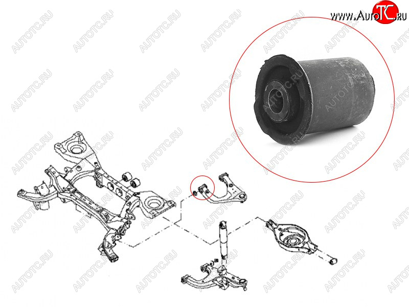 Сайлентблок RR верхнего рычага передний NISSAN PATHFINDER 2005-2014 ST-55501-EB31A-BU2