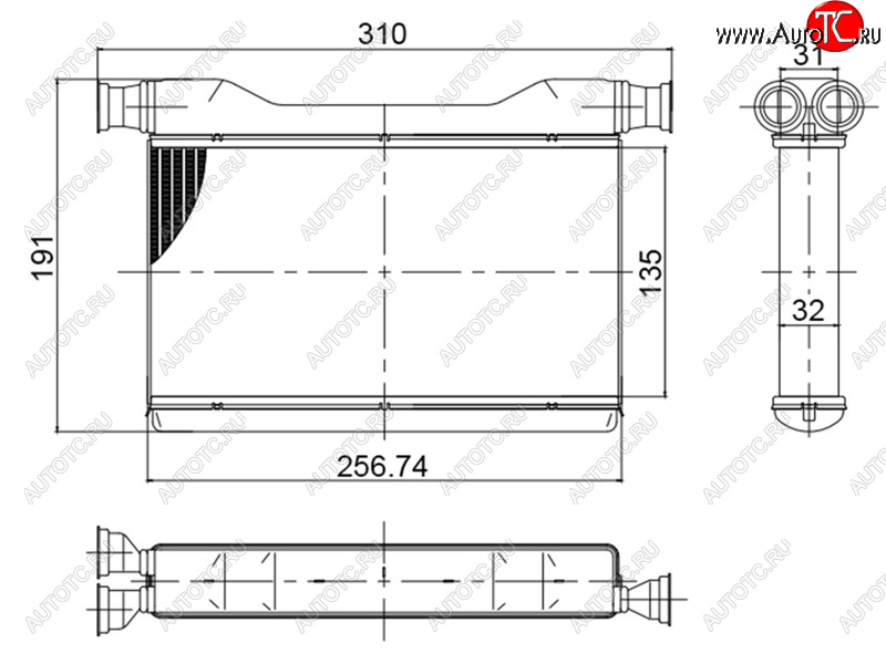 Радиатор отопителя салона BMW 5-SERIES 10-166-SERIES 12-187-SERIES 08-15ROLLS-ROYCE CHOST 09-20 ST-87-0065