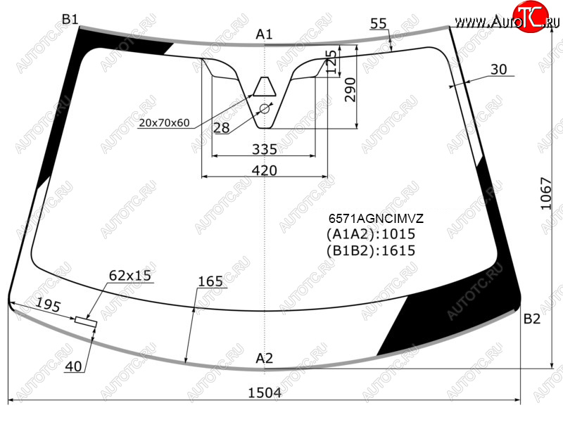 Стекло лобовое (Камера Датчик дождя Молдинг) Peugeot 3008 16-20  5008 16-20 6571AGNCIMVZ