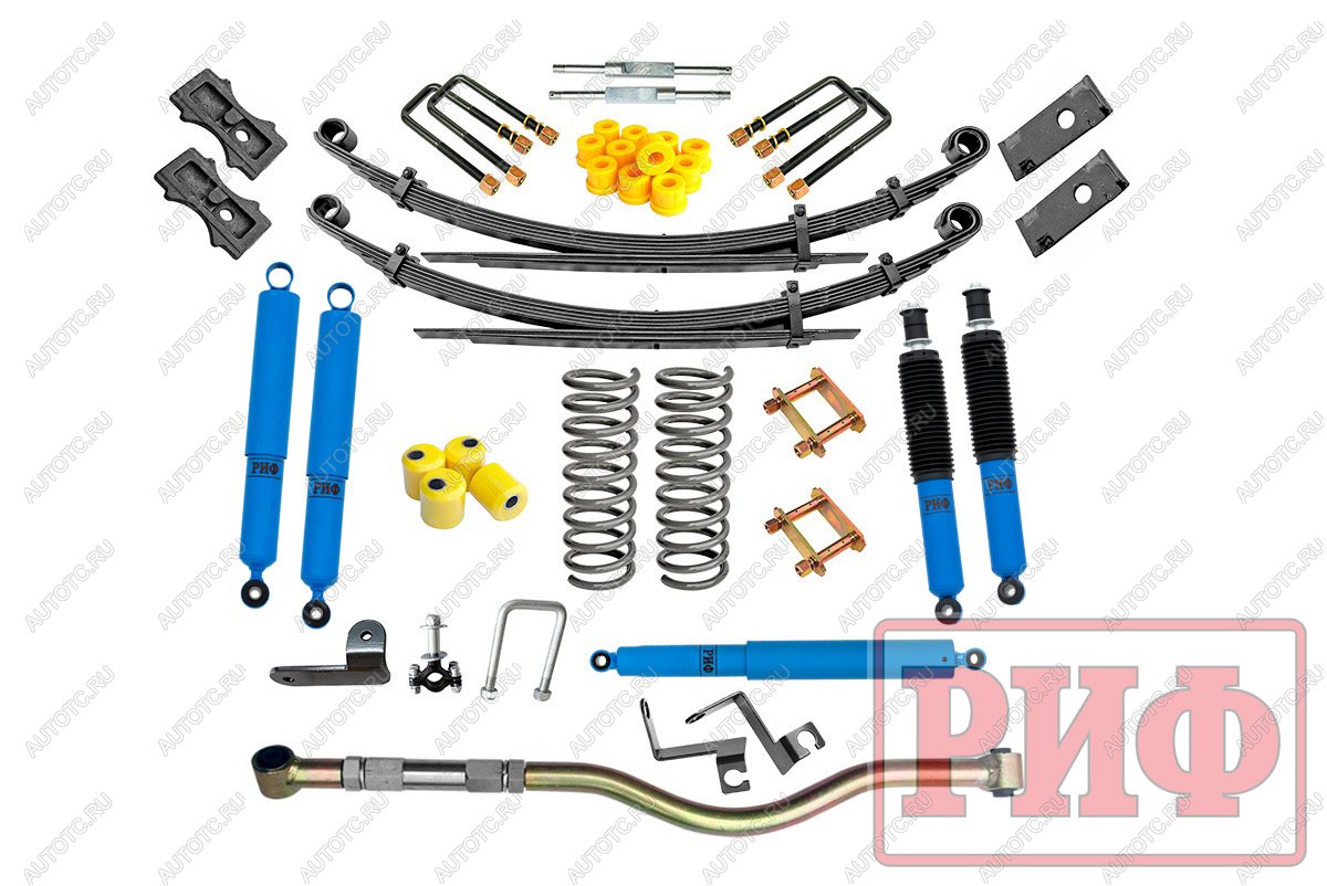 Лифт-комплект РИФ арктический УАЗ Патриот 2019+ лифт 50 мм жесткий rif-patr19-c-arc