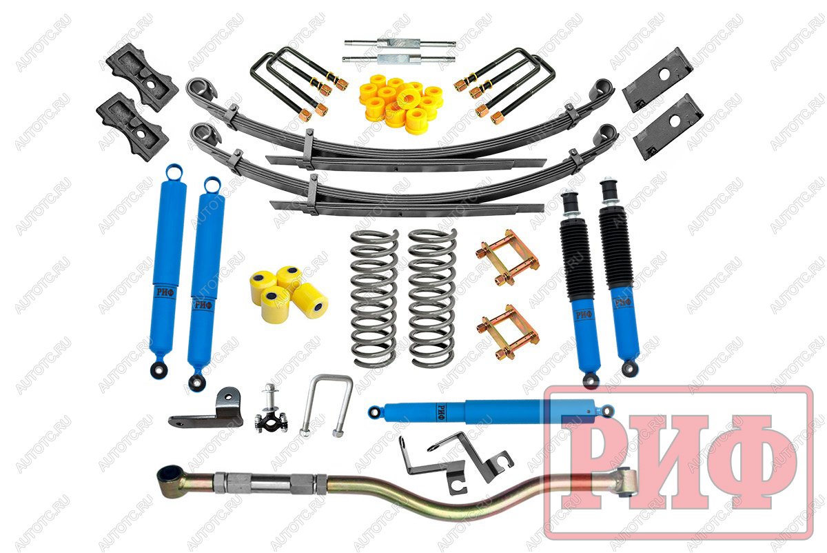 Лифт-комплект РИФ арктический УАЗ Патриот 2019+ лифт 50 мм средний rif-patr19-b-arc