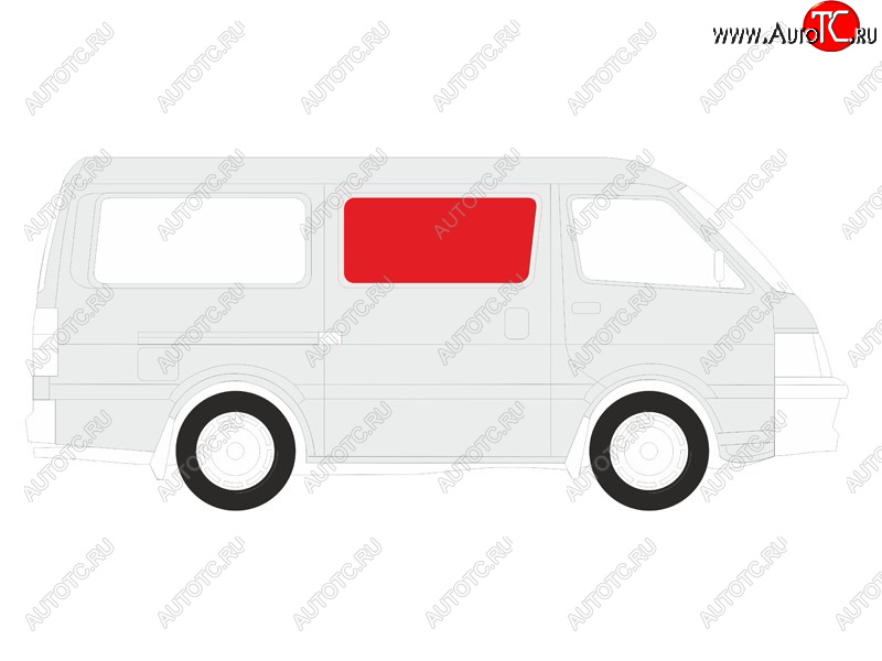 Стекло кузова боковое (не опускное) (Справа Цвет зеленый) Volkswagen Transporter 90-03  Caravelle VW-T4-SL SF/RH/X