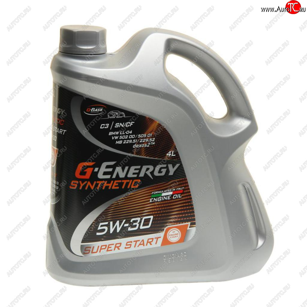 Масло моторное Synthetic Super Start SPC2C3 5W30 синт.4л G-ENERGY 0253142400