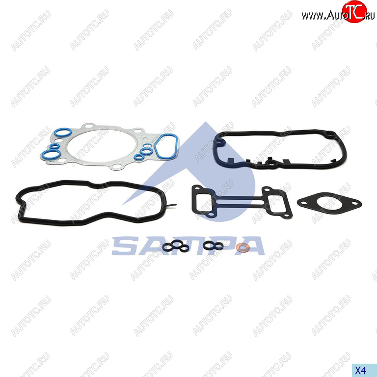 Прокладка головки блока SCANIA P,G,R,T series дв.DC1217L02 комплект верхний SAMPA 040.735