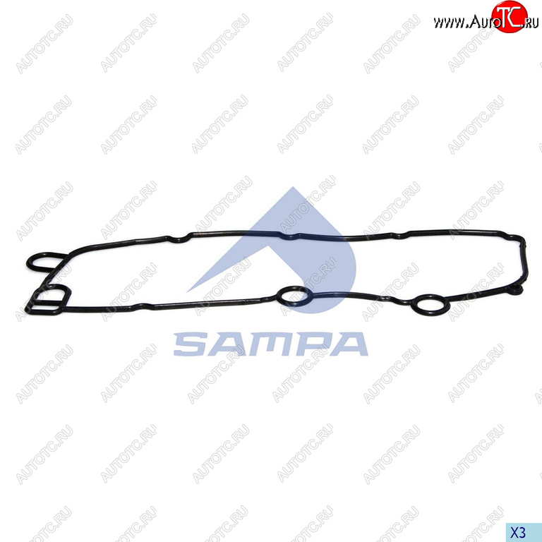 Прокладка SCANIA 4,P,G,R,T series масляного теплообменника SAMPA 041.451