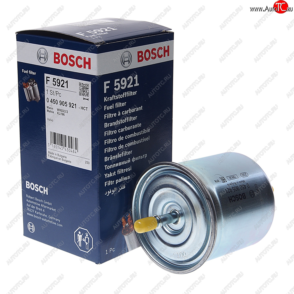 Фильтр топливный VOLVO C70,S40,S60,S80,V40,V70,XC70,XC90 BOSCH 0450905921