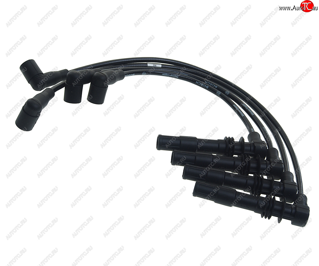 Провод высоковольтный VW Golf 4,Polo AUDI A3 SKODA Fabia,Octavia (1.41.6) (16V) комплект BOSCH 0986356308