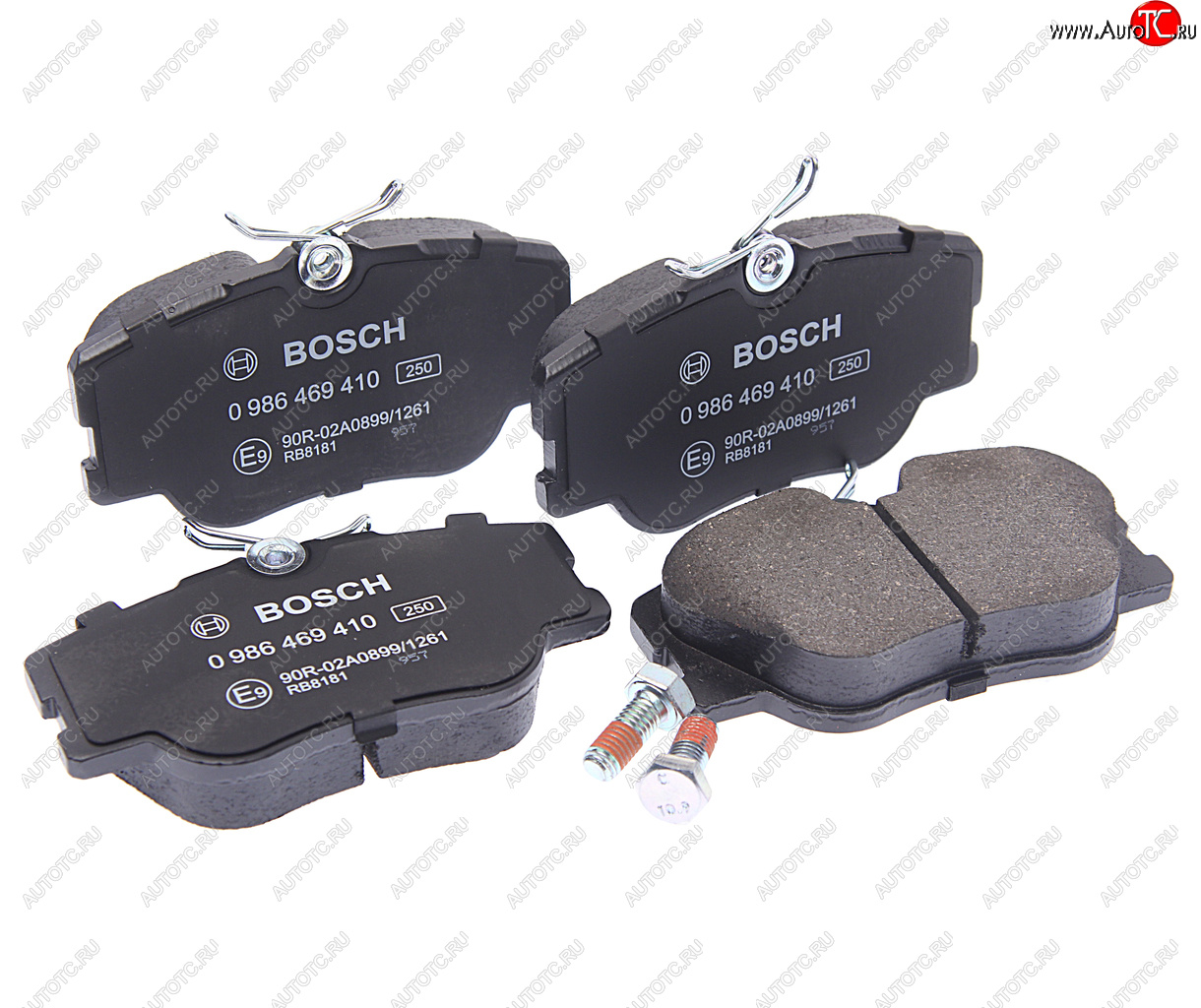 Колодки тормозные MERCEDES E (W124) (93-95) передние (4шт.) BOSCH 0986469410