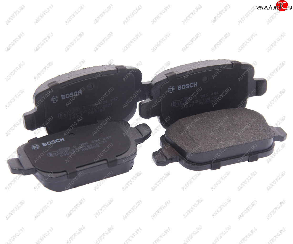 Колодки тормозные FORD Galaxy,Mondeo LAND ROVER Freelander задние (4шт.) BOSCH BOSCH 0986494247 0986494247