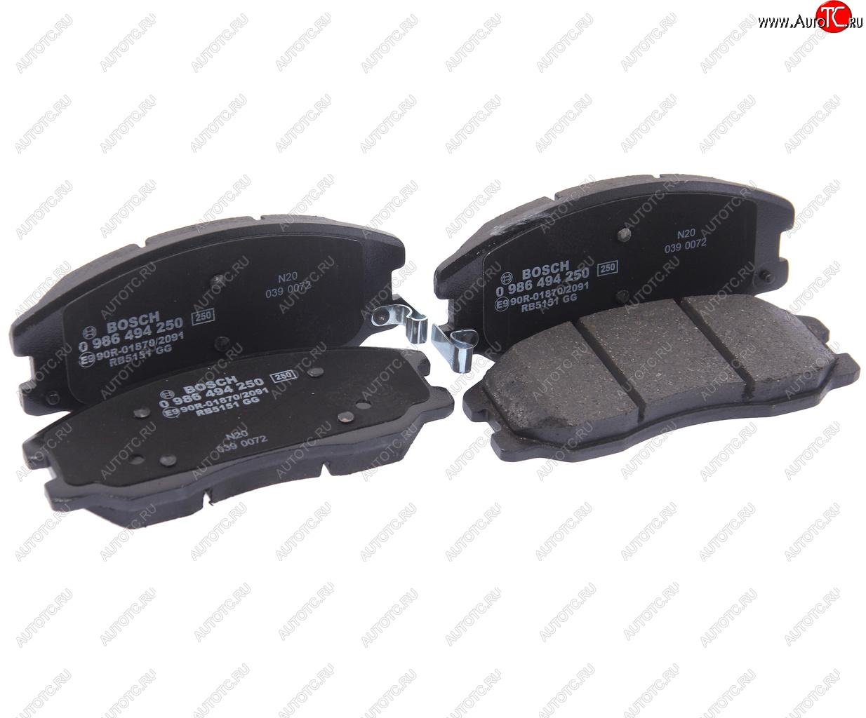 Колодки тормозные CHEVROLET Captiva (06-) OPEL Antara (06-) передние (4шт.) BOSCH 0986494250