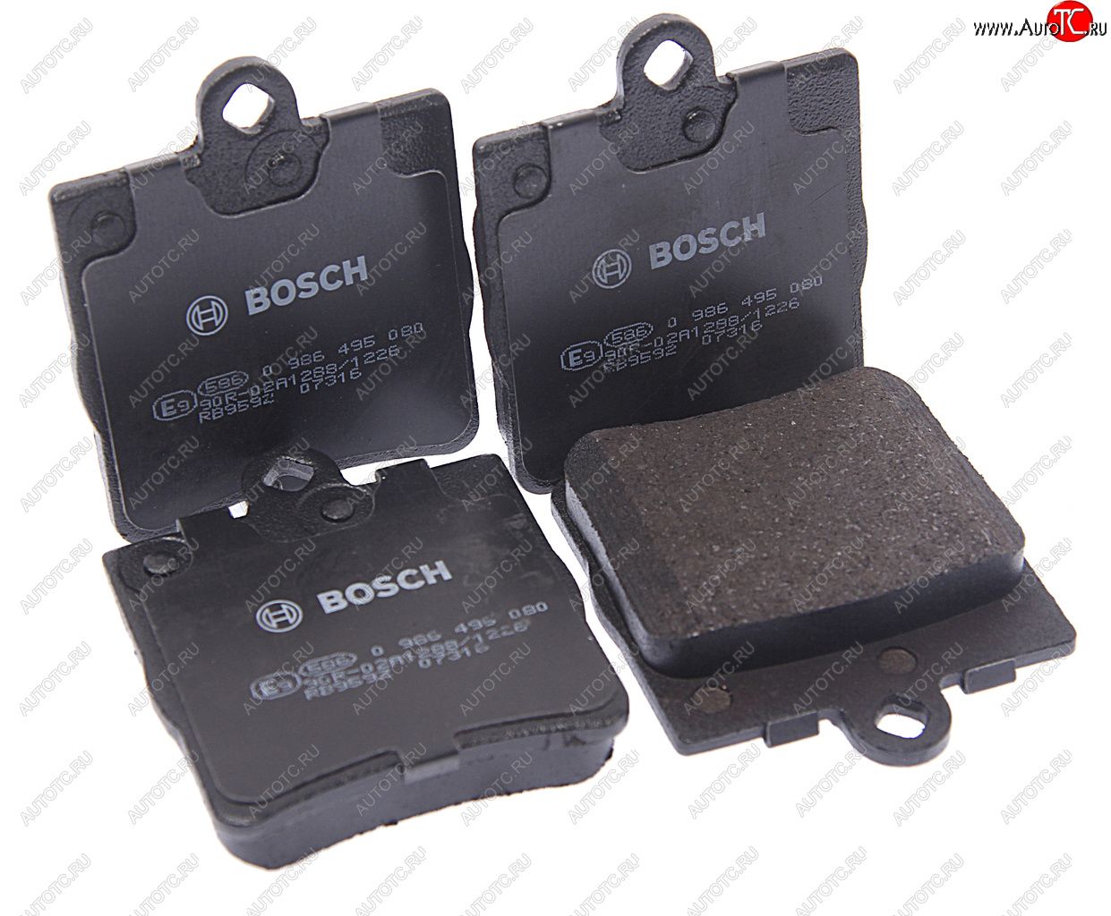 Колодки тормозные MERCEDES C (W202),E (W210) задние (4шт.) BOSCH BOSCH 0986495080 0986495080