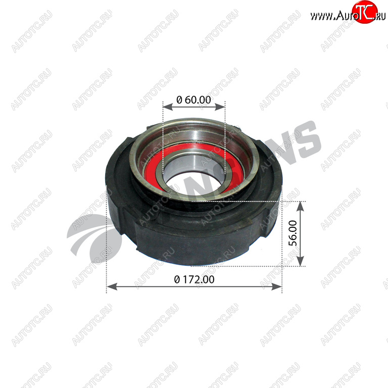 Опора вала карданного SCANIA 4,P,G,R,T series в сборе (d=60мм) MANSONS MANSONS 100.656 100.656