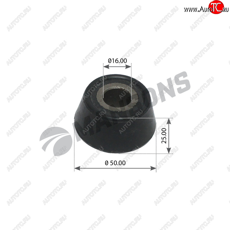 Втулка стабилизатора SCANIA P,G,R,T series переднего MANSONS 100.660