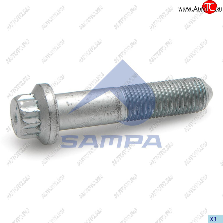 Болт SAF крепления диска тормозного (M14x1.5x65) (1шт) SAMPA 102.579