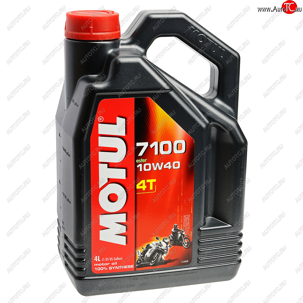 Масло моторное для 4-х тактных двигателей 7100 ESTER 4T 10W40 синт.4л MOTUL 104092