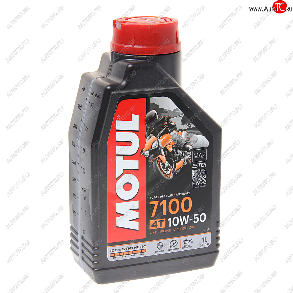 Масло моторное для 4-х тактных двигателей 7100 4T 10W50 синт.1л MOTUL 104097