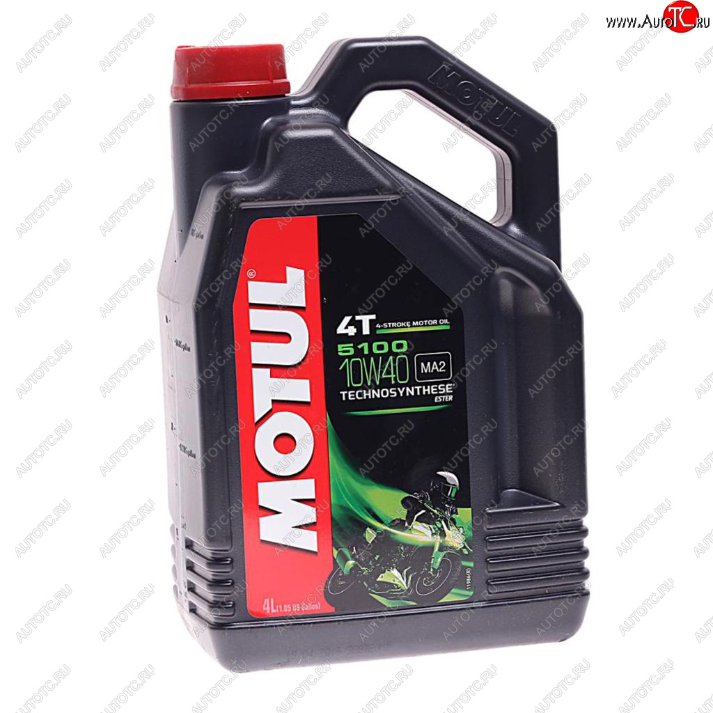 Масло моторное для 4-х тактных двигателей 5100 ESTER 4T 10W40 псинт.4л MOTUL 104177