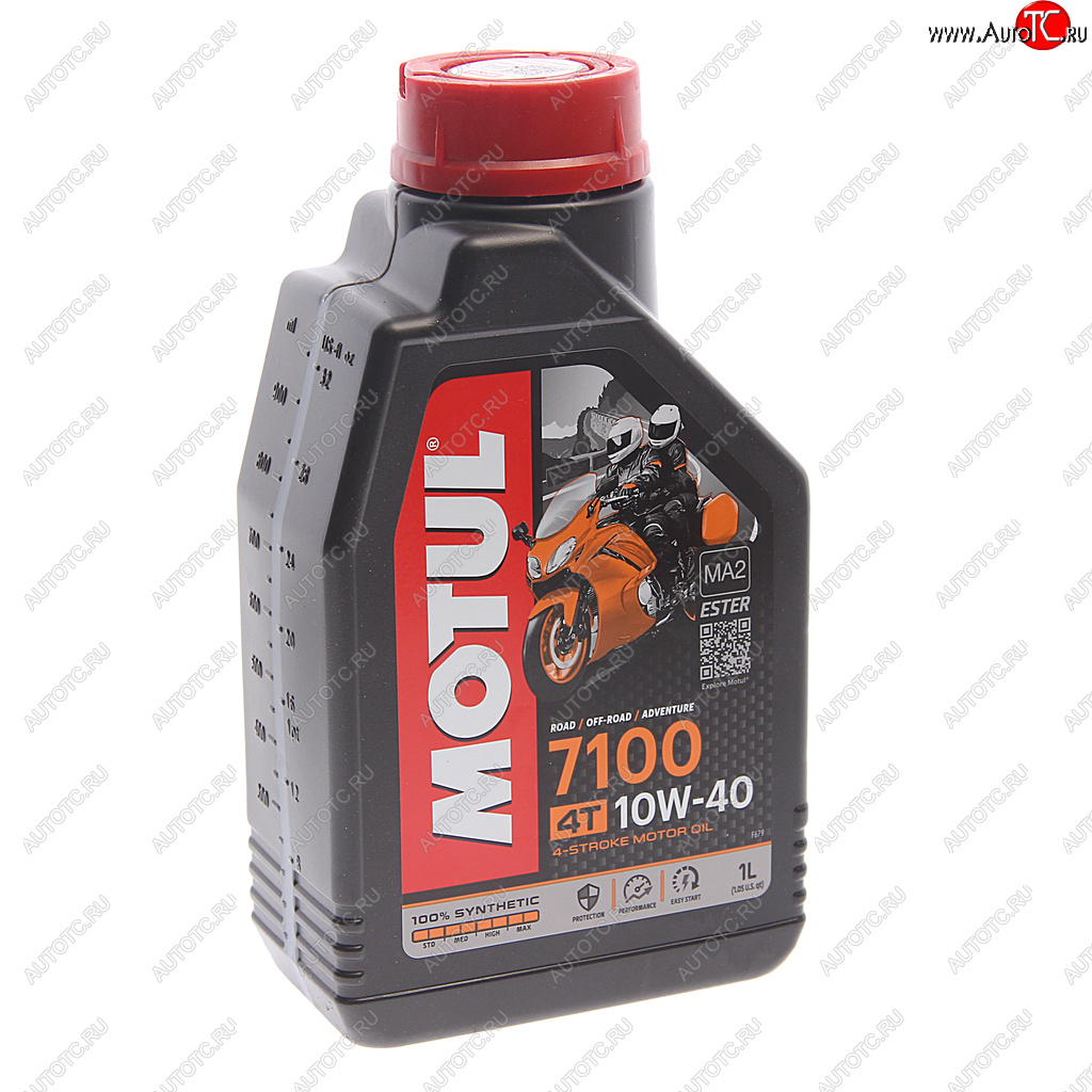 Масло моторное для 4-х тактных двигателей 7100 ESTER 4T 10W40 синт.1л MOTUL 104202