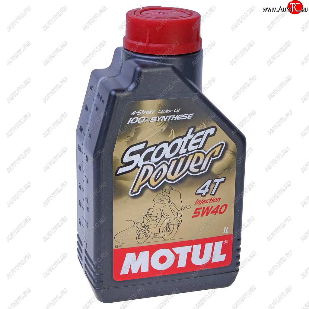 Масло моторное для 4-х тактных двигателей SCOOTER POWER 4T 5W40 синт.1л MOTUL 105958