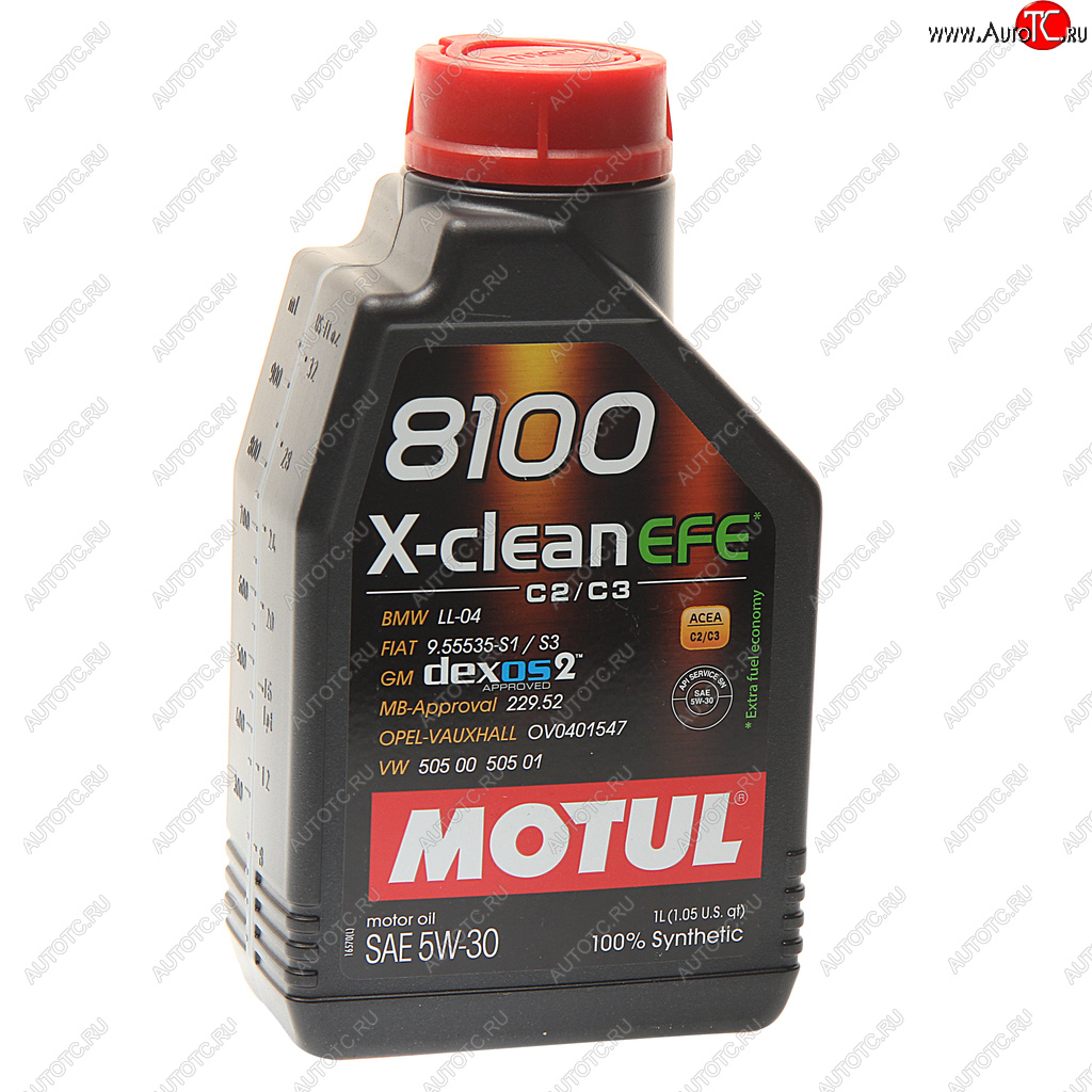 Масло моторное 8100 X-CLEAN EFE 5W30 синт.1л MOTUL 109470