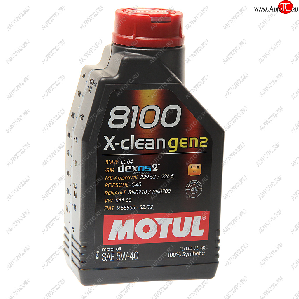 Масло моторное 8100 X-CLEAN GEN2 5W40 синт.1л MOTUL MOTUL 109761 109761