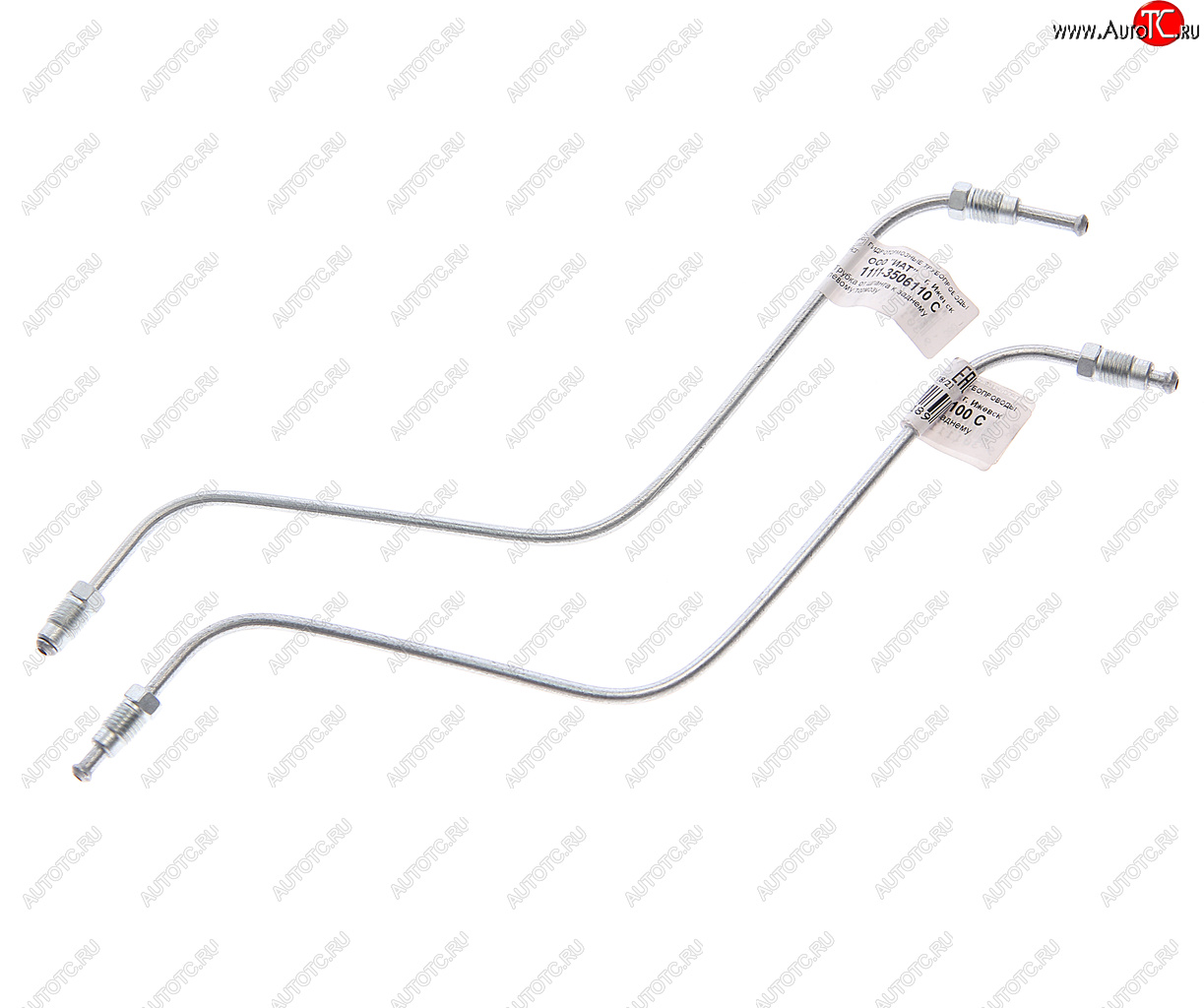Трубка тормозная ВАЗ-1111 задняя комплект 2шт. ИЖАВТОТОРМ 1111-3506110100